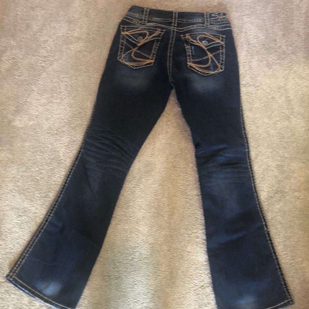 Silver jeans